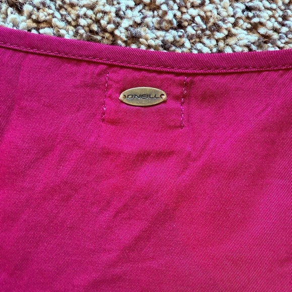 O'Neill Women Burgundy Red Cold Shoulder Casual Dress with lacy detail,  L - Picture 7 of 7